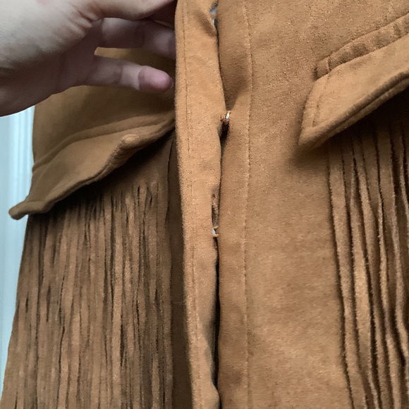 Flying Tomato Boho Fringe Faux Pockets Skirt - Picture 5 of 5